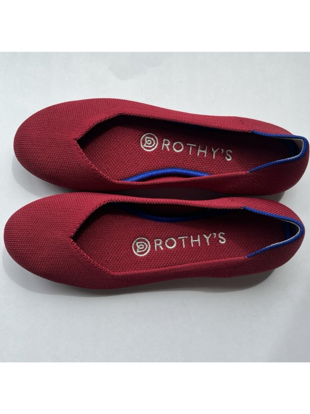 Rothy's Scooter Red The Flats Retired Ballet Shoes Round Toe Women's Size 6 US - Picture 3 of 10